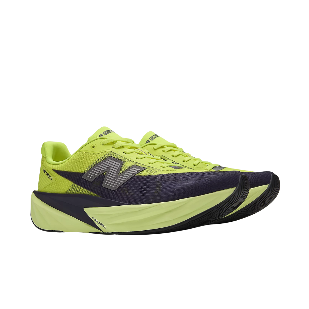 Image of New Balance Fuel Cell Rebel v5 Men (Black/Neon Yellow)