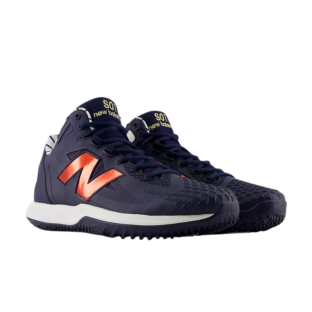 Image of New Balance FuelCell Ohtani 1 Turf (Navy/Red)