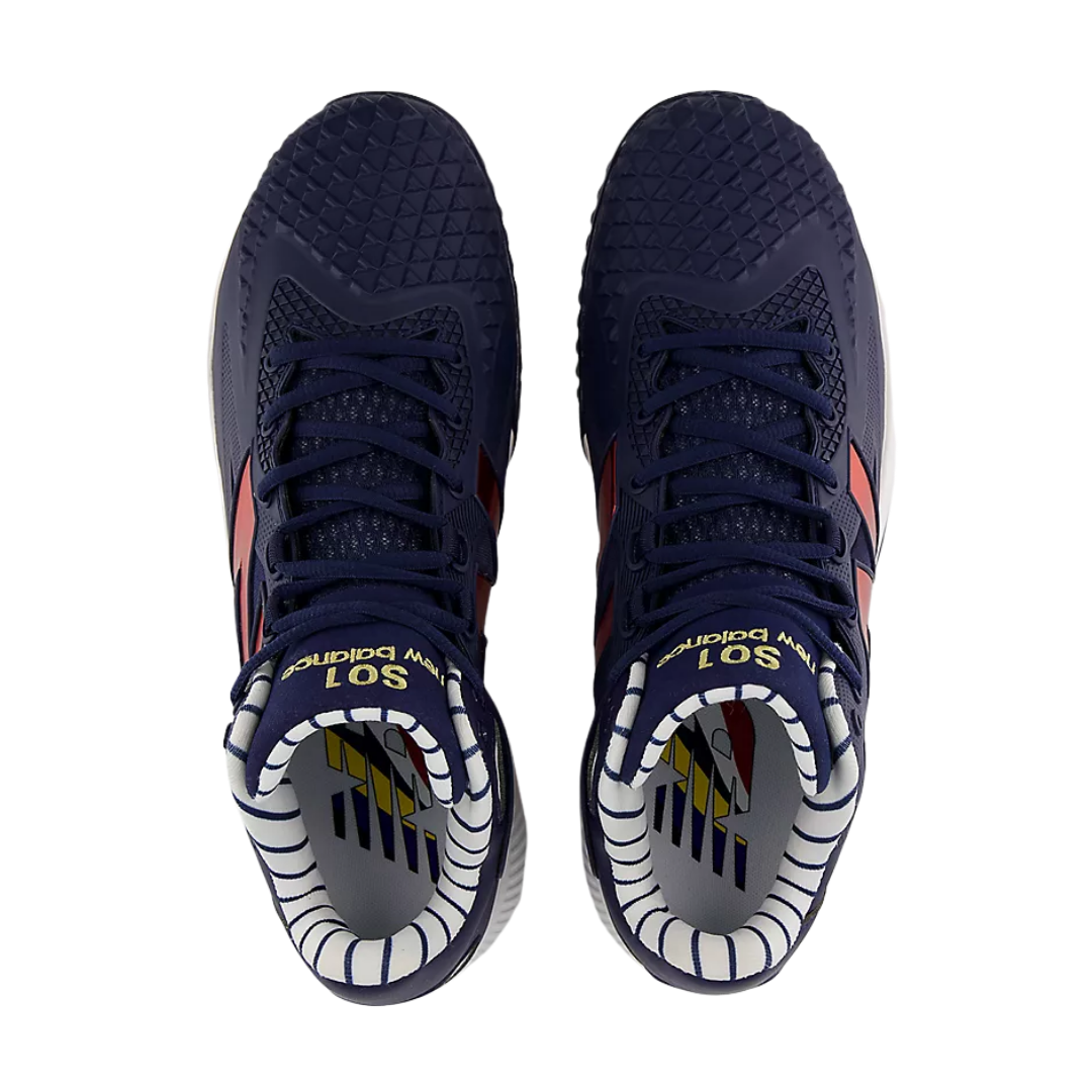 Image of New Balance FuelCell Ohtani 1 Turf (Navy/Red)