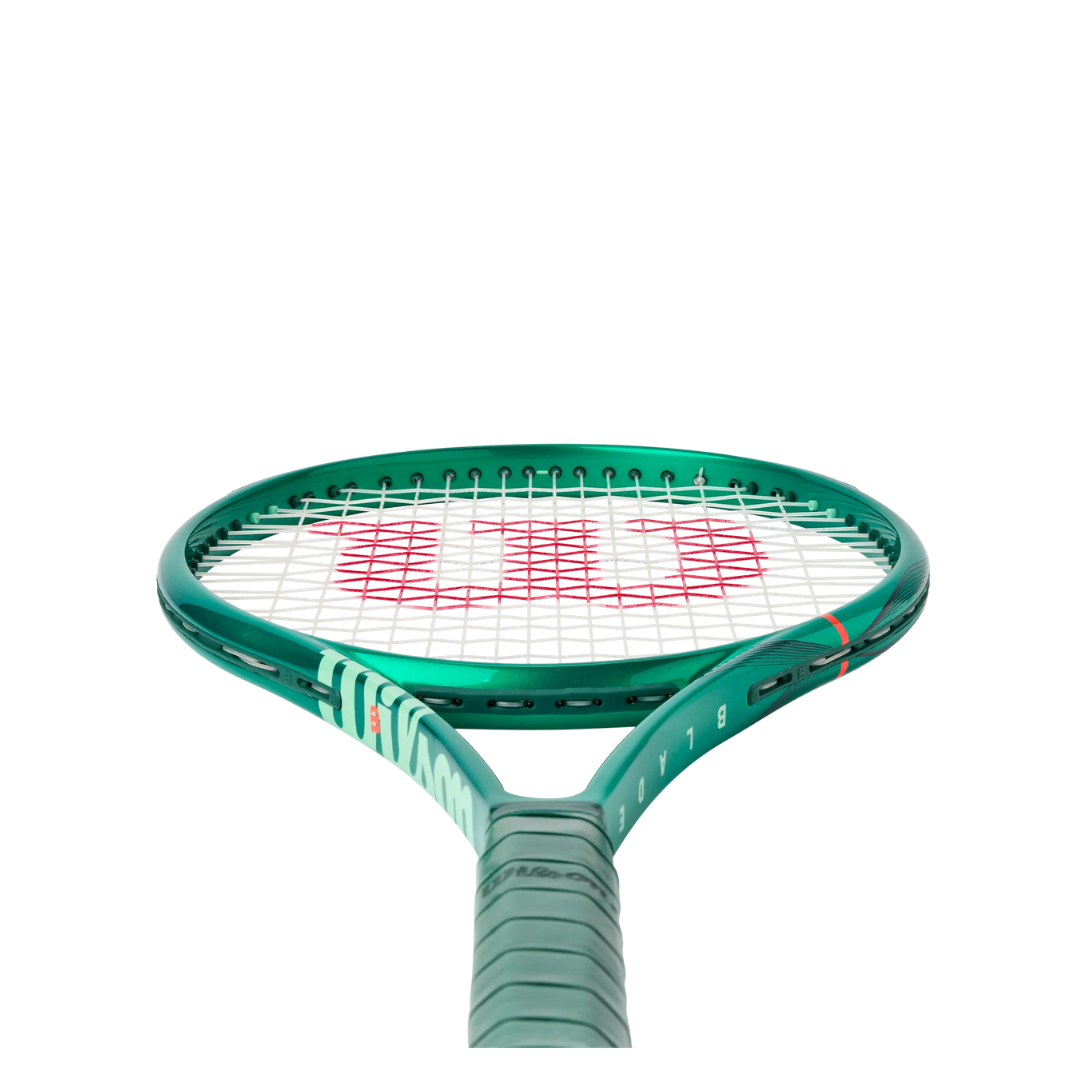 Image of Wilson Blade 100 V10 Racquet Frame 4 1/4 (Green)