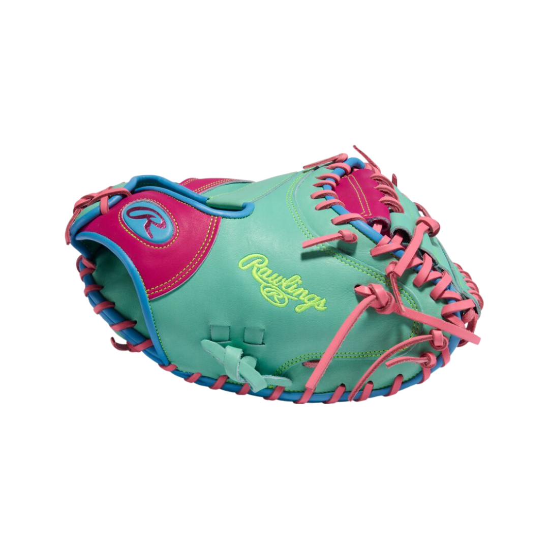 Image of Rawlings HOH Catcher's Mitt 34'' (Pink/Mint)