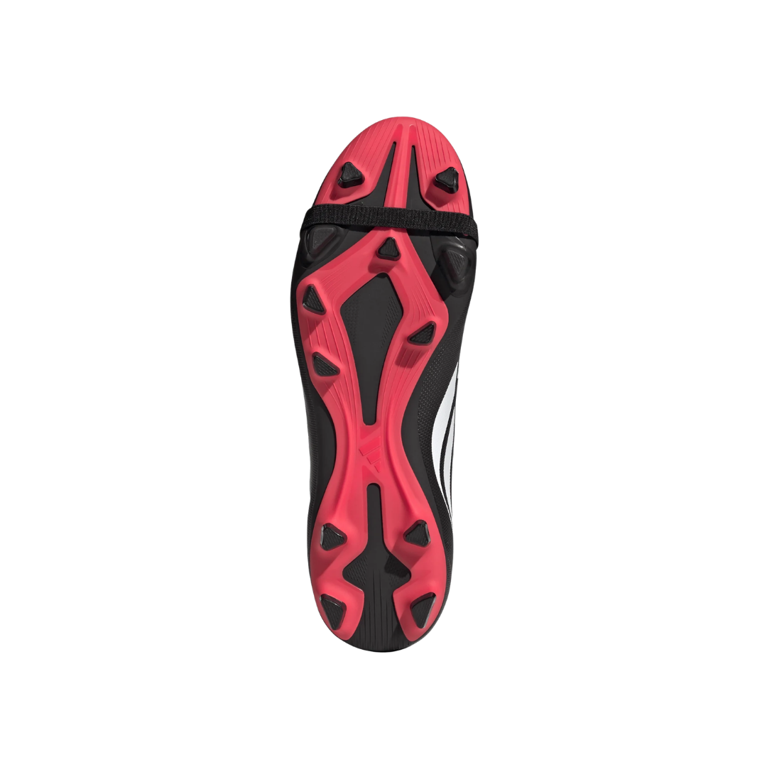 Image of Adidas Predator Club Fold Over Tongue FG/MG (Black/Red)