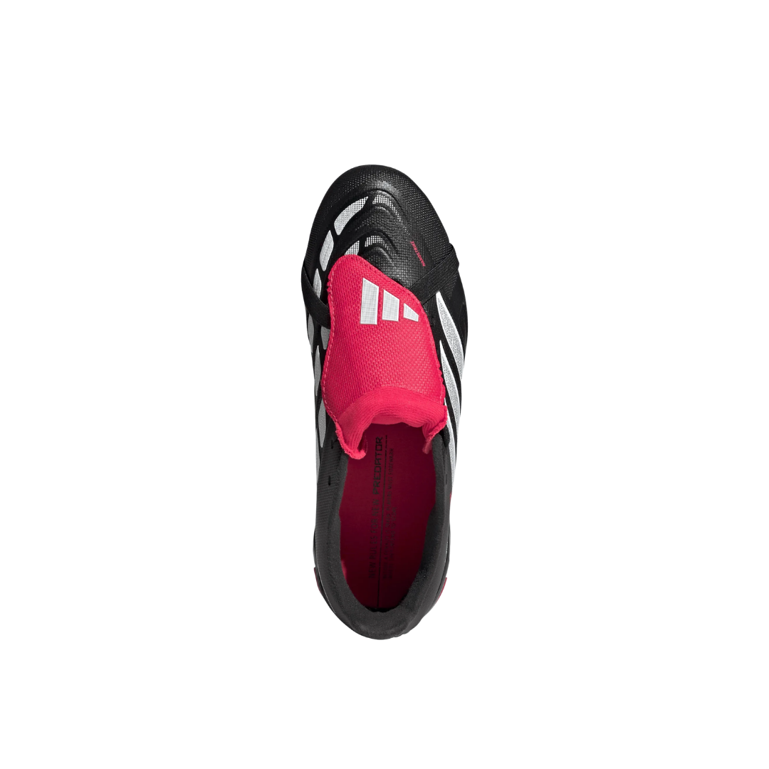 Adidas Youth Predator League Fold Over Tongue FG/MG (Black/Red)