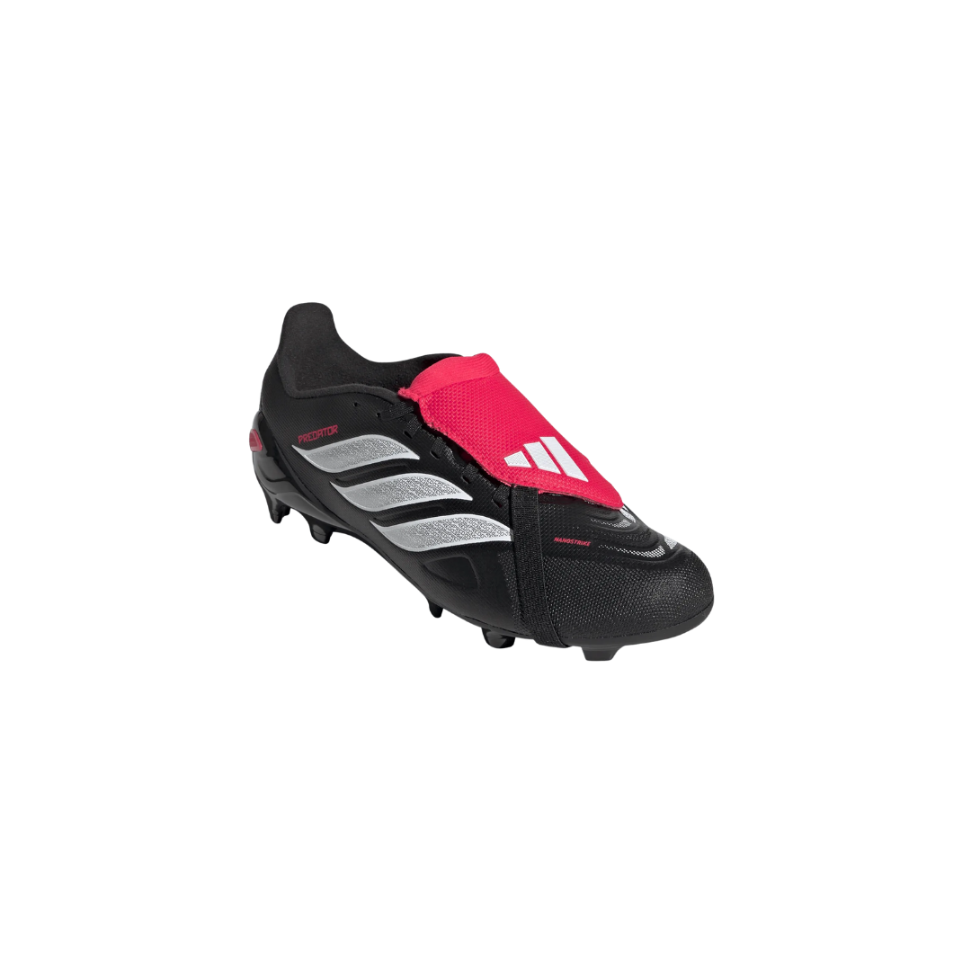 Adidas Youth Predator League Fold Over Tongue FG/MG (Black/Red)