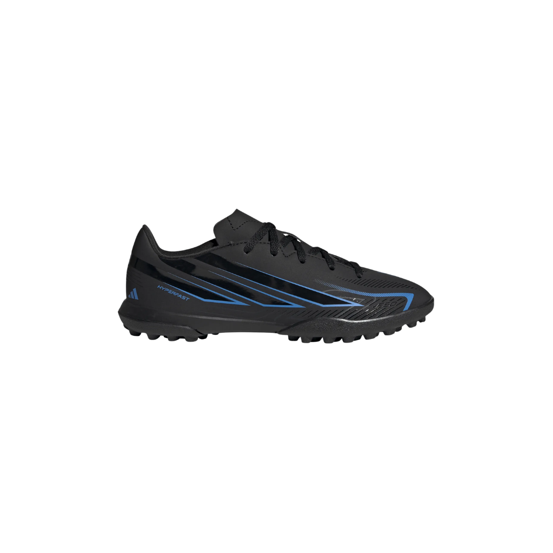 Adidas Youth F50 Hyperfast Club Turf (Black/Royal)