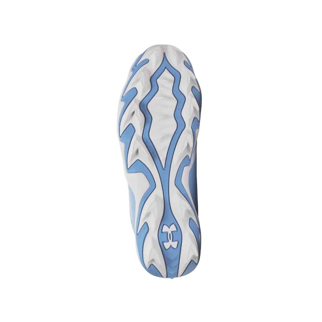 Image of Under Armour Jr. Leadoff Icon Low RM Rubber (Light Blue/ White)