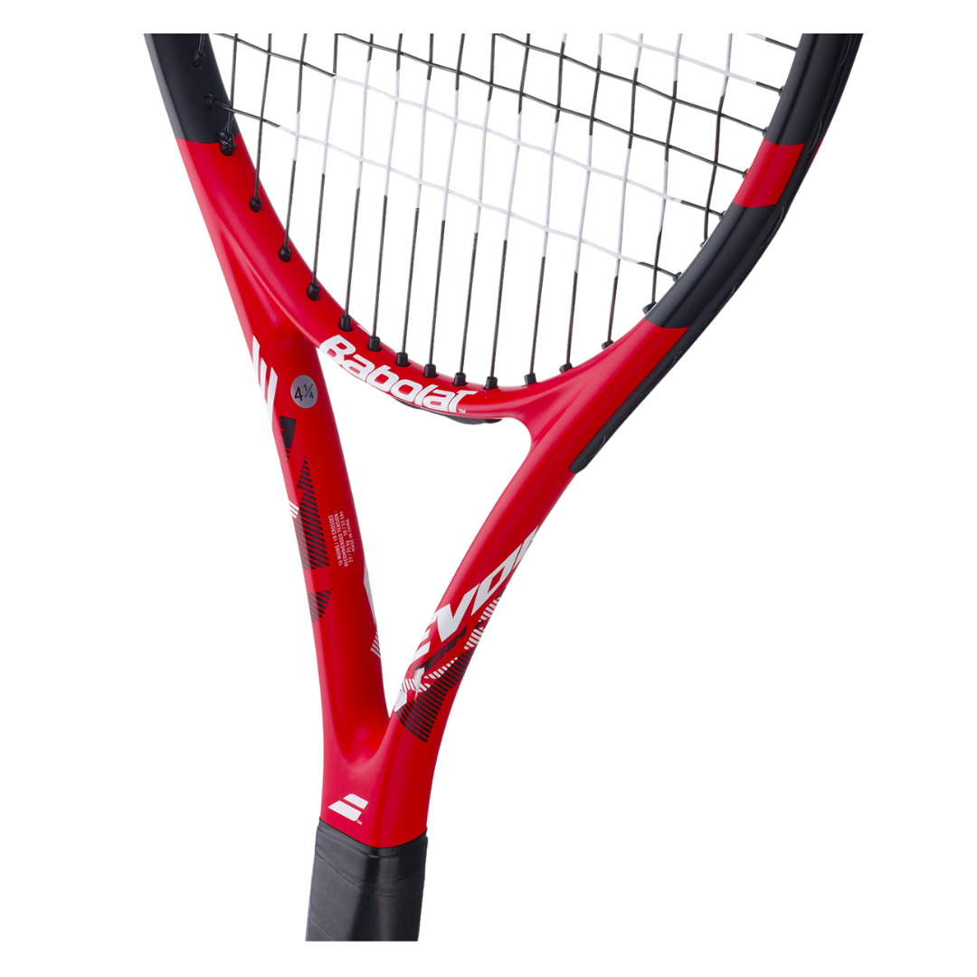 Babolat Evoke Team 4 1/8 (Scarlet/ Black) (Racket Strung)