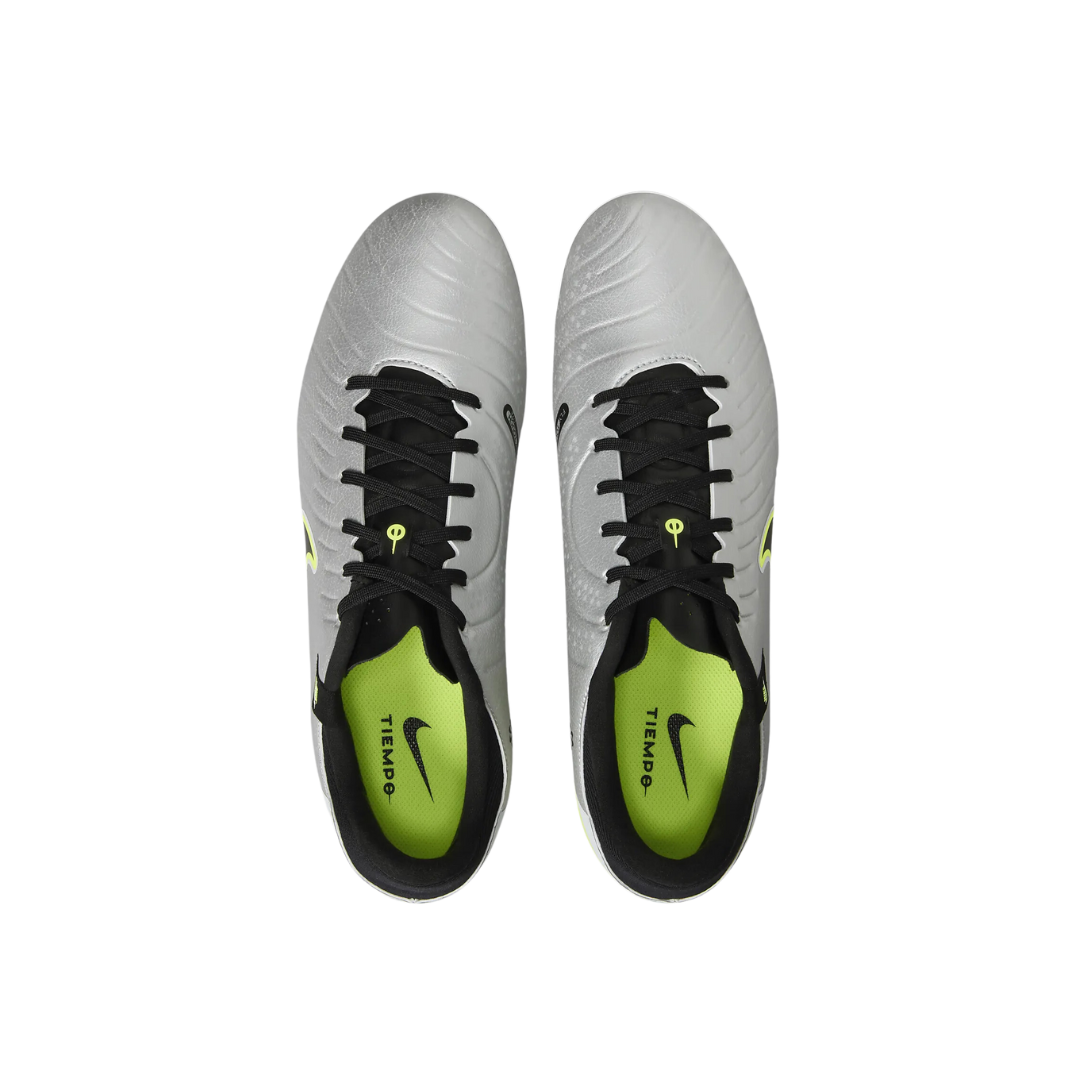 Image of Nike Tiempo Legend 10 Academy MG (Metallic Silver/Volt/Black) - Deportes Salvador Colom