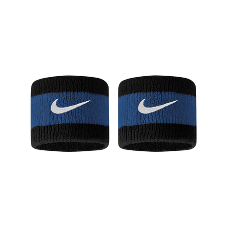 Nike Swoosh Wristbands (Black/Star Blue) - Deportes Salvador Colom