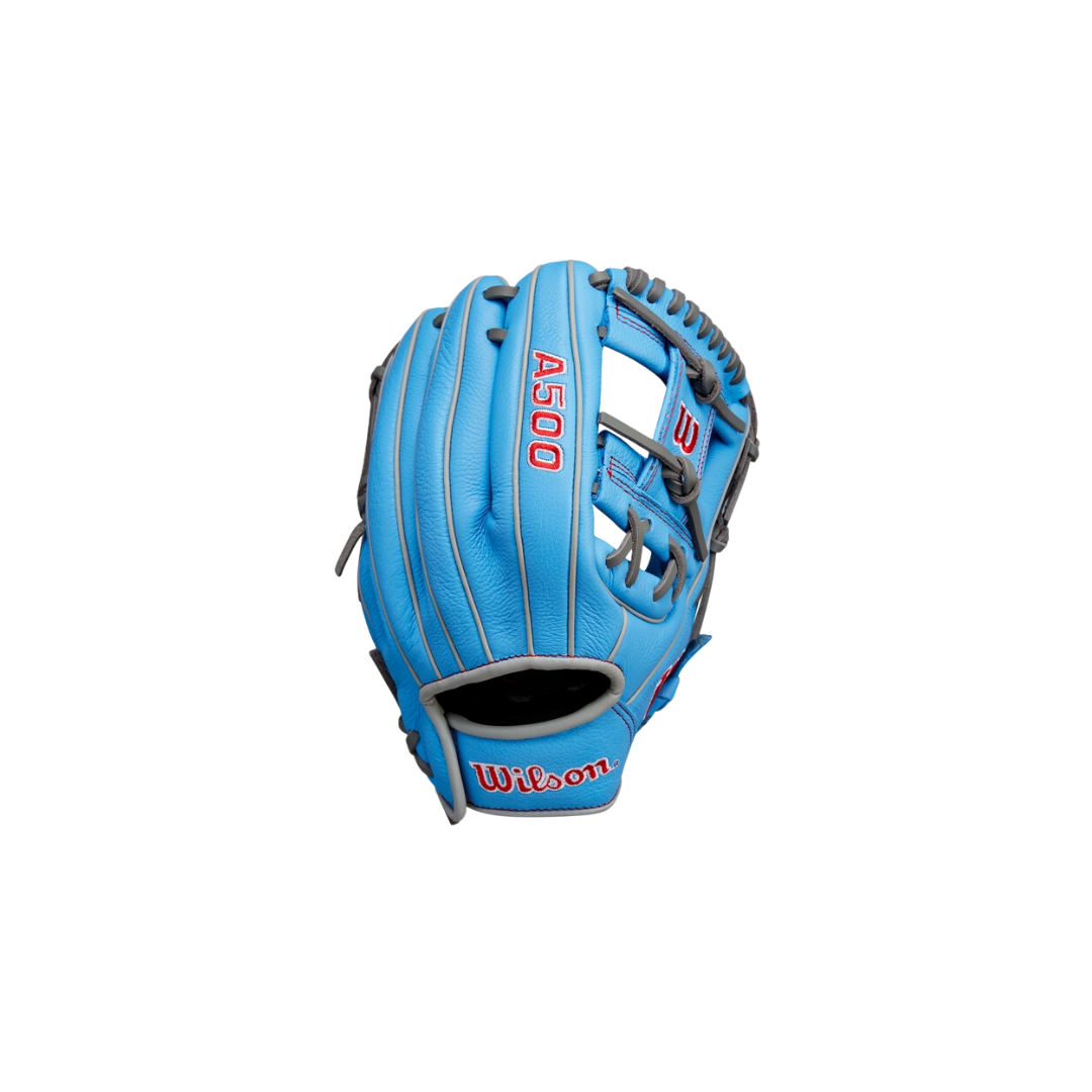 Wilson A500 Utility Youth Glove 11" (Columbia Blue/Grey) - Deportes Salvador Colom