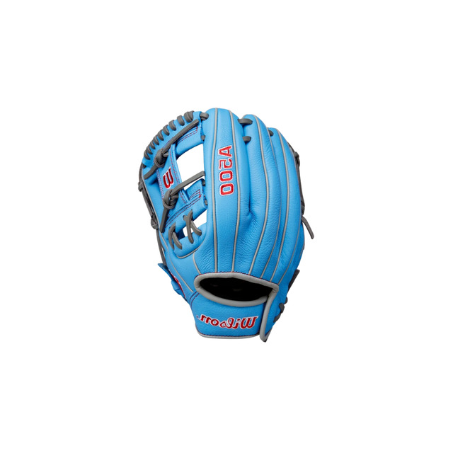 Wilson A500 Utility Youth Glove 11" (Columbia Blue/Grey)