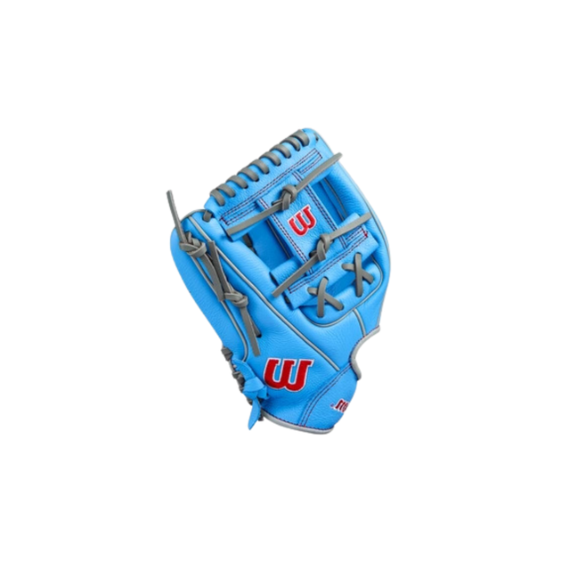 Wilson A500 Utility Youth Glove 11" (Columbia Blue/Grey)