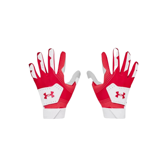 Under Armour UA Clean Up Batting Gloves XXLarge (Scarlet/White) - Deportes Salvador Colom