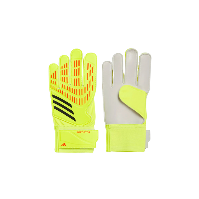 Adidas Youth Predator Goalie Gloves (Neon Yellow)