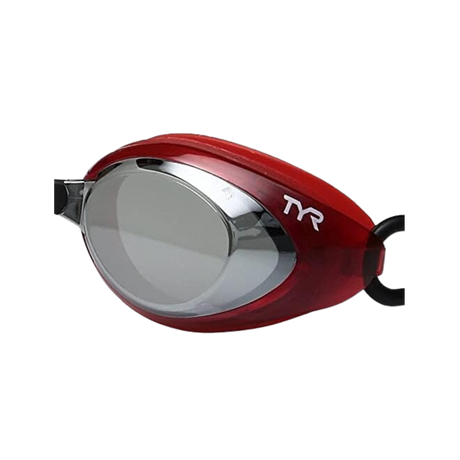 TYR Blackhawk Racing Mirrored Googles (Silver/Red Black) - Deportes Salvador Colom