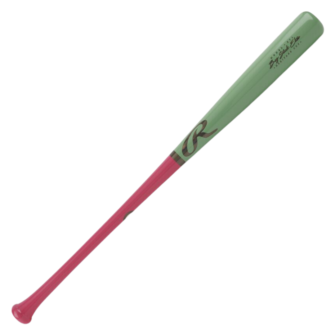 Image of Rawlings Big Stick Elite 271 Maple Wood Bat (Mint/Pink) - Deportes Salvador Colom