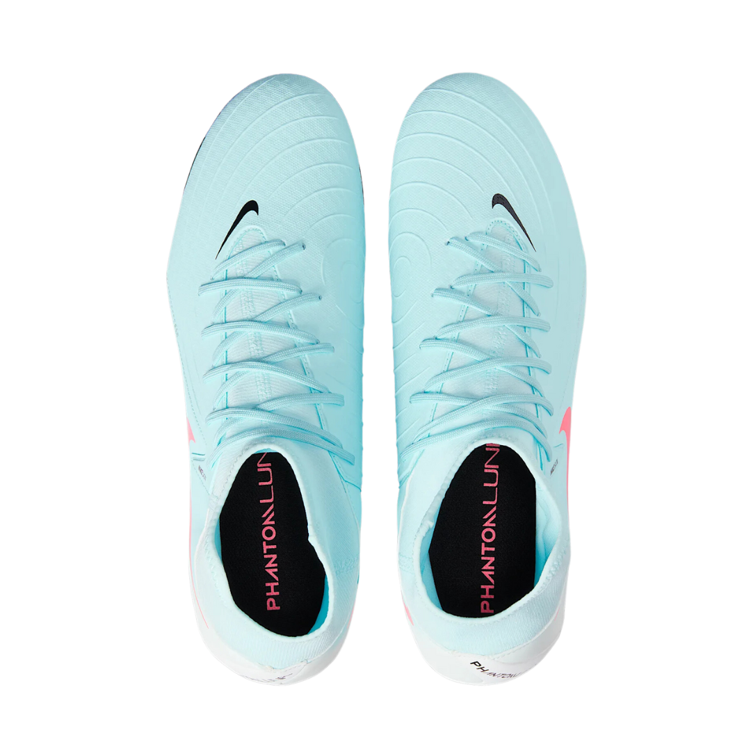 Image of Nike Phantom Luna 2 Academy MG High Top (Mint/Atomic Red) - Deportes Salvador Colom