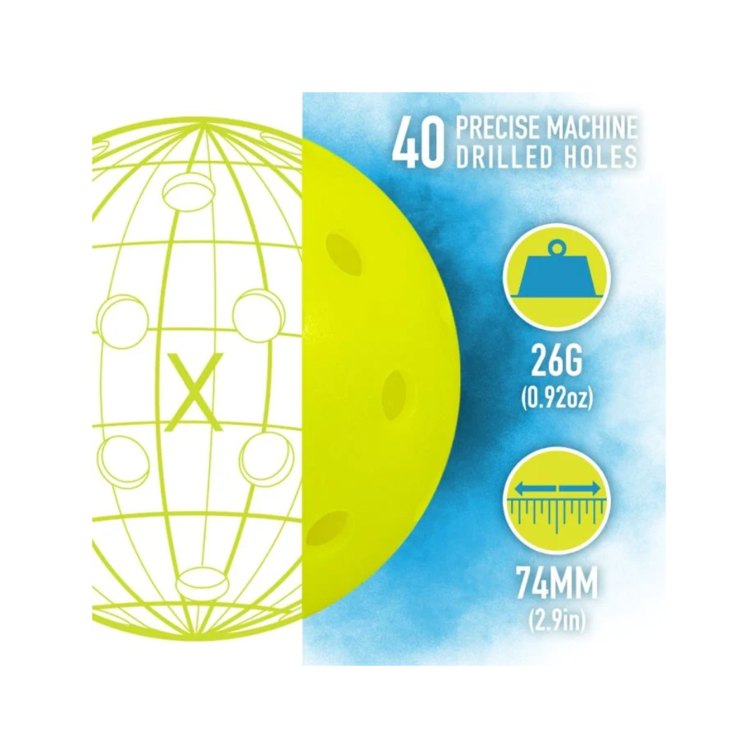 Image of Franklin X-40 Outdoor Pickleball Pack/3 - Deportes Salvador Colom