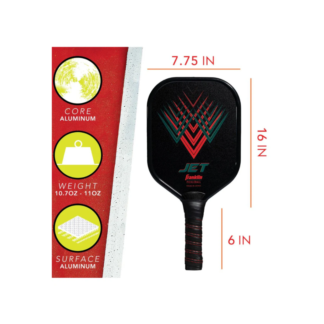Franklin Jet Red Pickleball Paddle - Deportes Salvador Colom