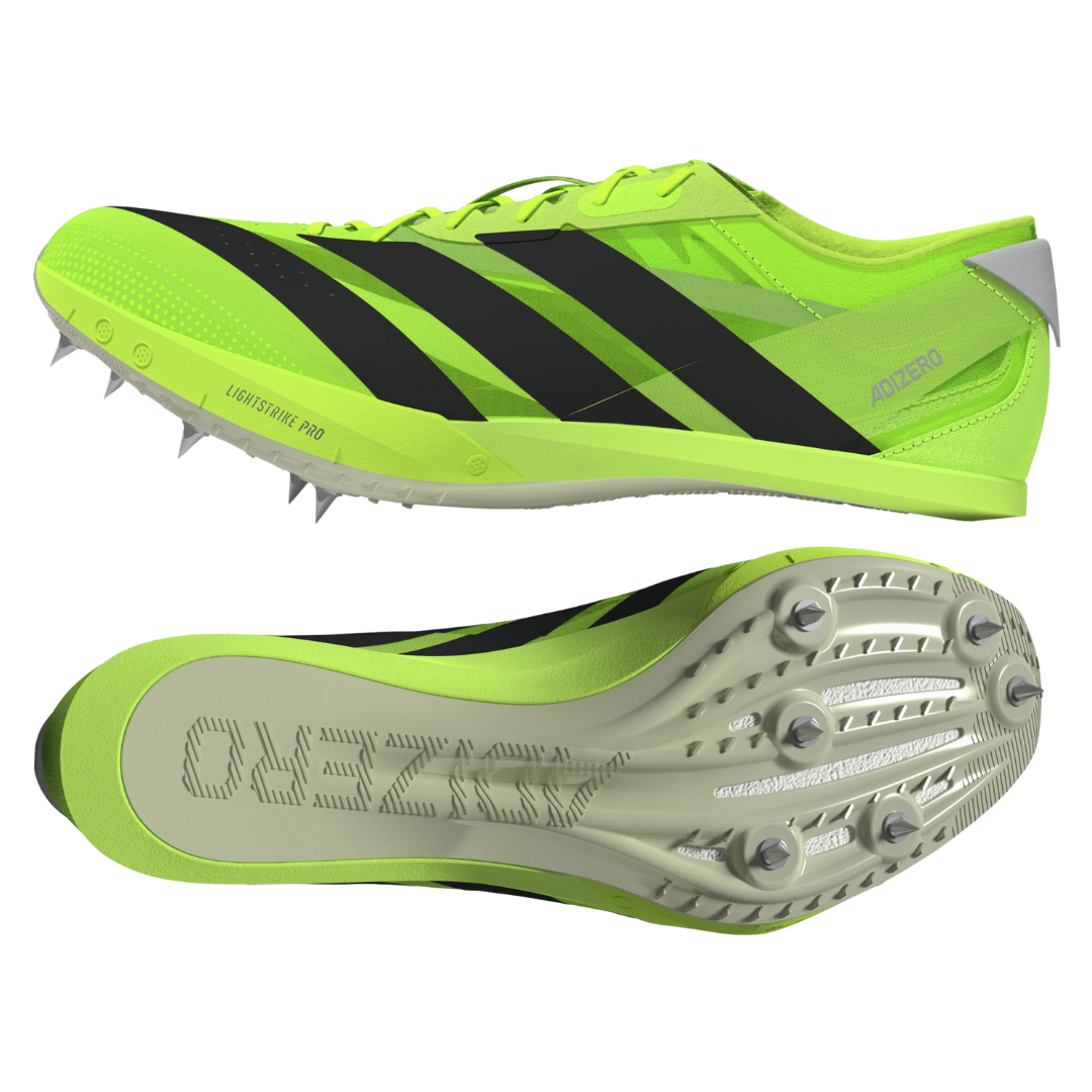 Image of Adidas Adizero Finesse Sprint (Neon Yellow/Black) - Deportes Salvador Colom