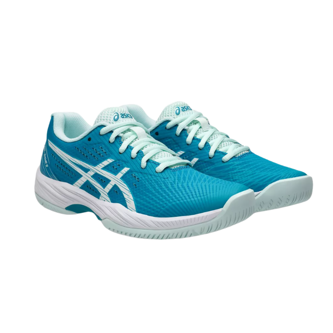 Asics Gel Game 9 Women (Teal Blue/White) - Deportes Salvador Colom