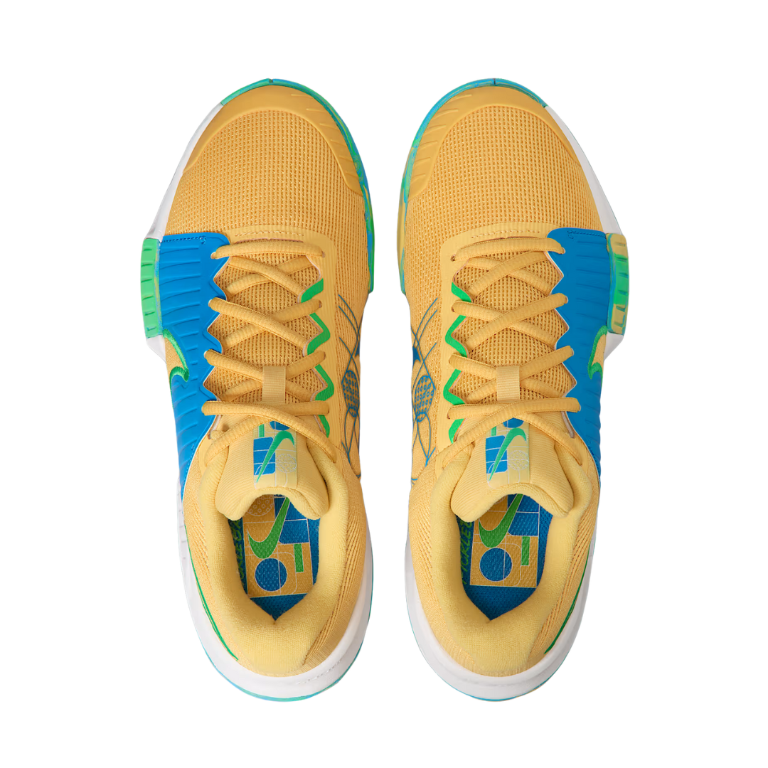 Nike Zoom Challenge Pickleball Shoes Women (Gold/Blue/White)