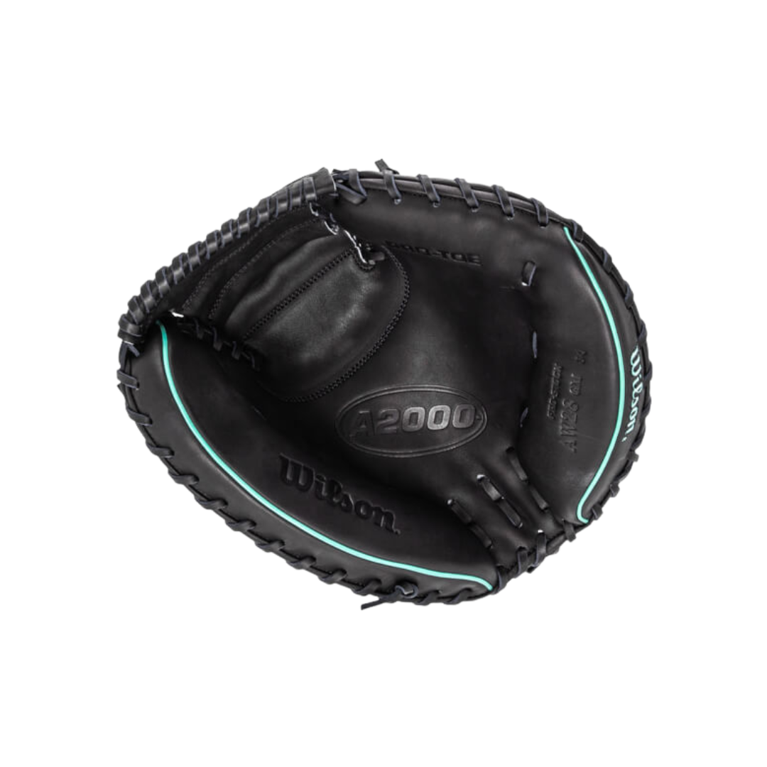 Image of Wilson A2000 Austin Wells Catcher's Mitt 34'' (Black/Grey)