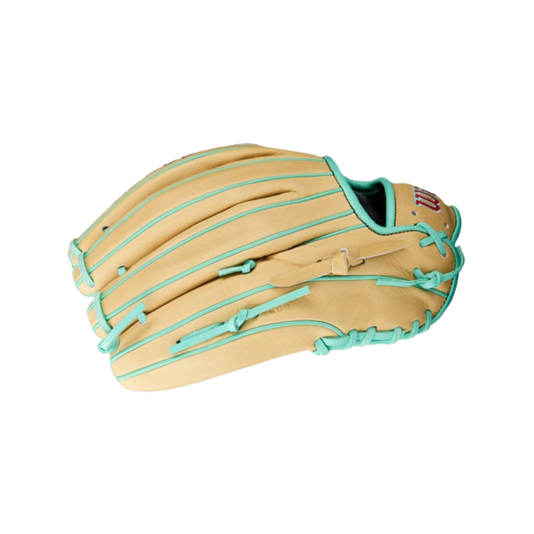 Image of Wilson A2000 B12 Glove 12'' (Blonde/Mint/Red)