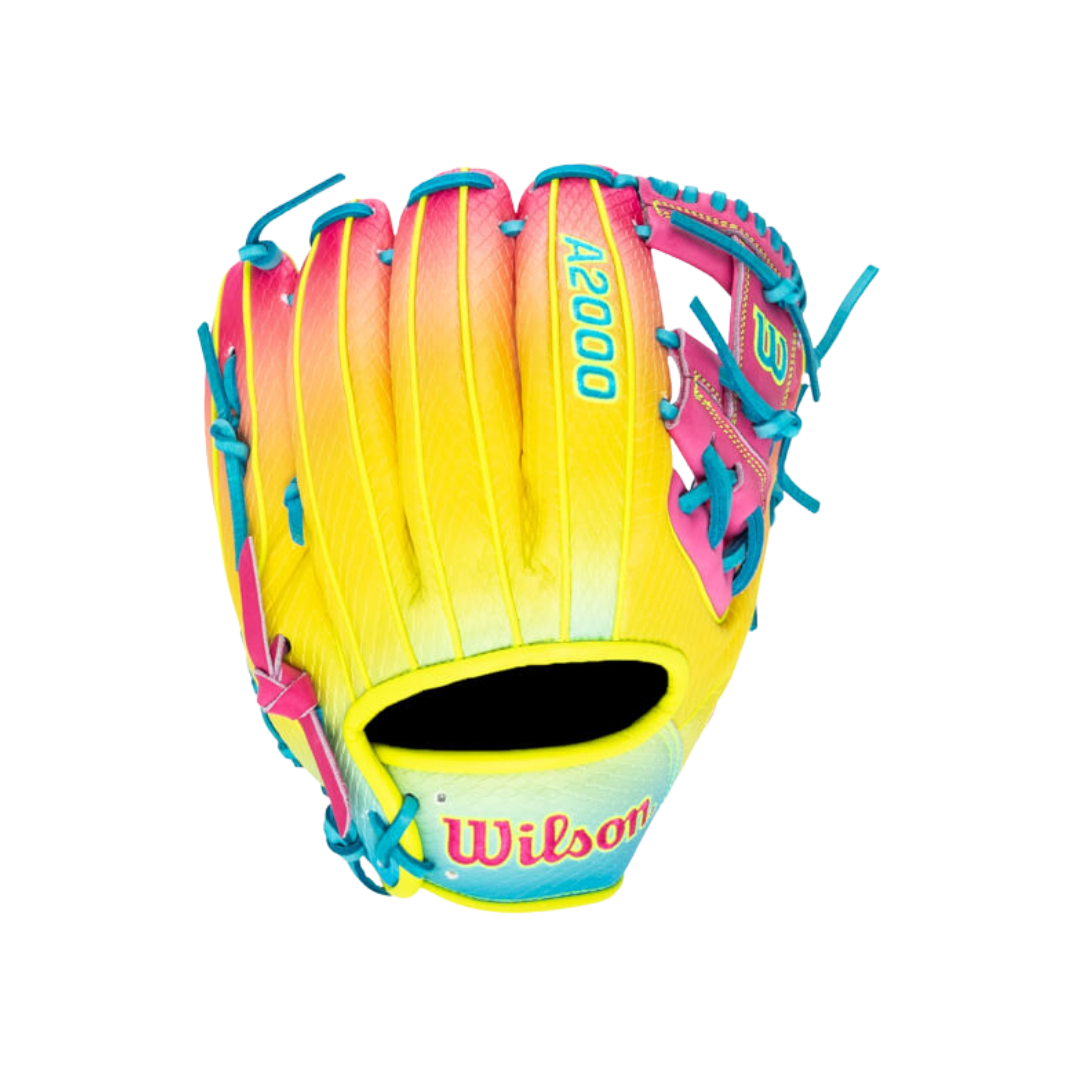 Wilson A2000 1786SS Infield Glove 11.5'' (Yellow/Pink/Blue)