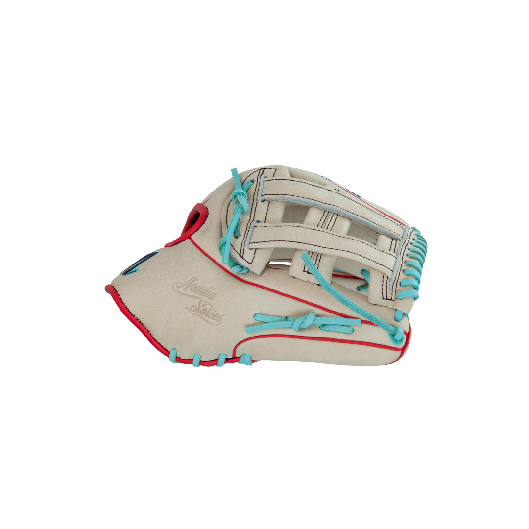 Image of Marucci Acadia IF/OF Left Hand Thrower Glove 12'' (White/Mint)