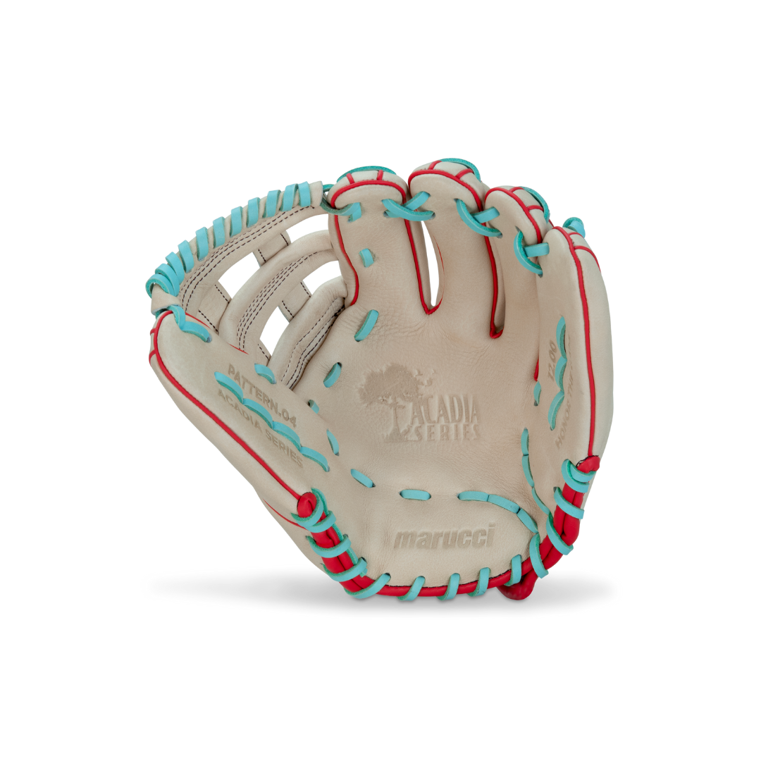 Marucci Acadia IF/OF Left Hand Thrower Glove 12'' (White/Mint)