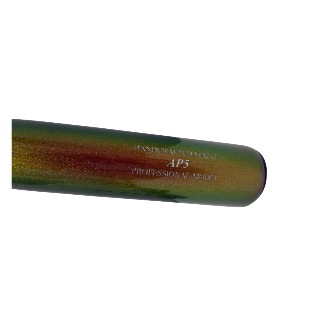 Marucci AP5 Pro Maple Bat (Green/Orange)