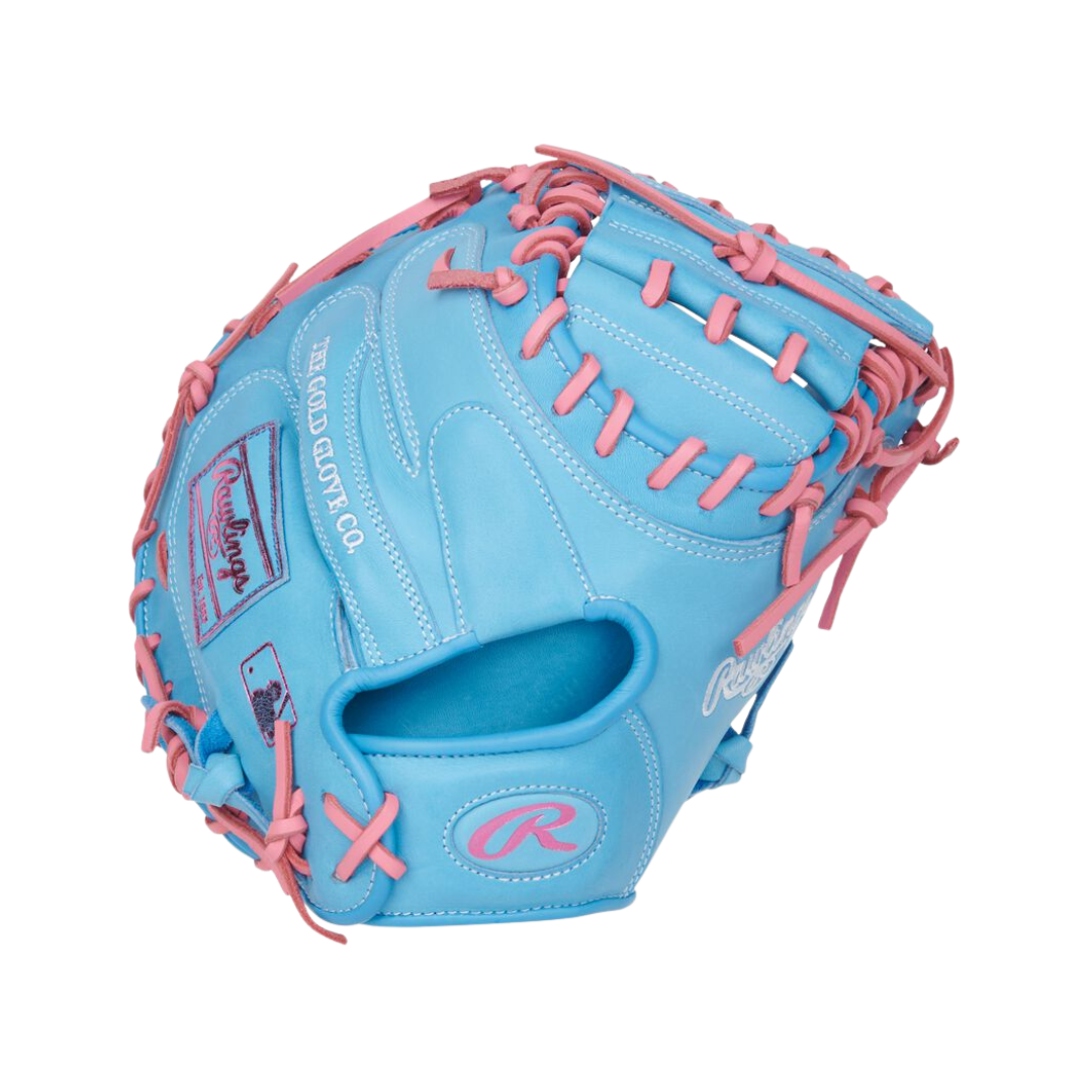 Rawlings HOH Catcher's Mitt 33'' (Columbia Blue/Pink)