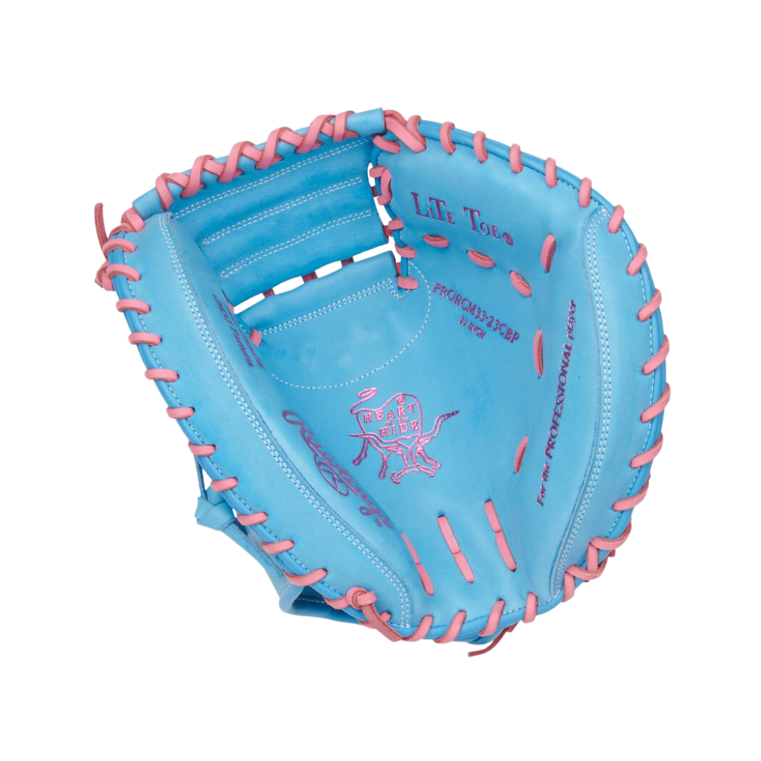 Rawlings HOH Catcher's Mitt 33'' (Columbia Blue/Pink)