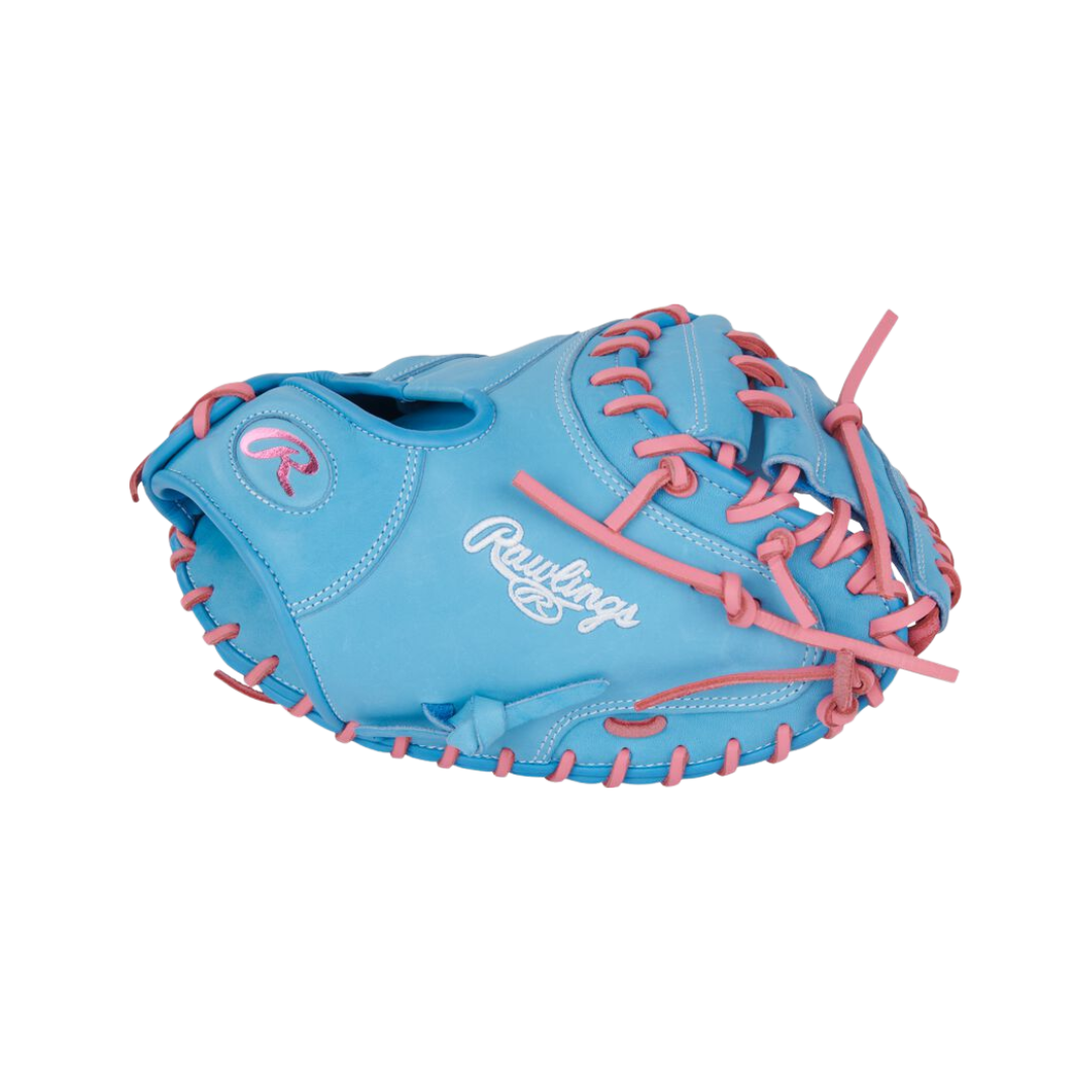 Rawlings HOH Catcher's Mitt 33'' (Columbia Blue/Pink)