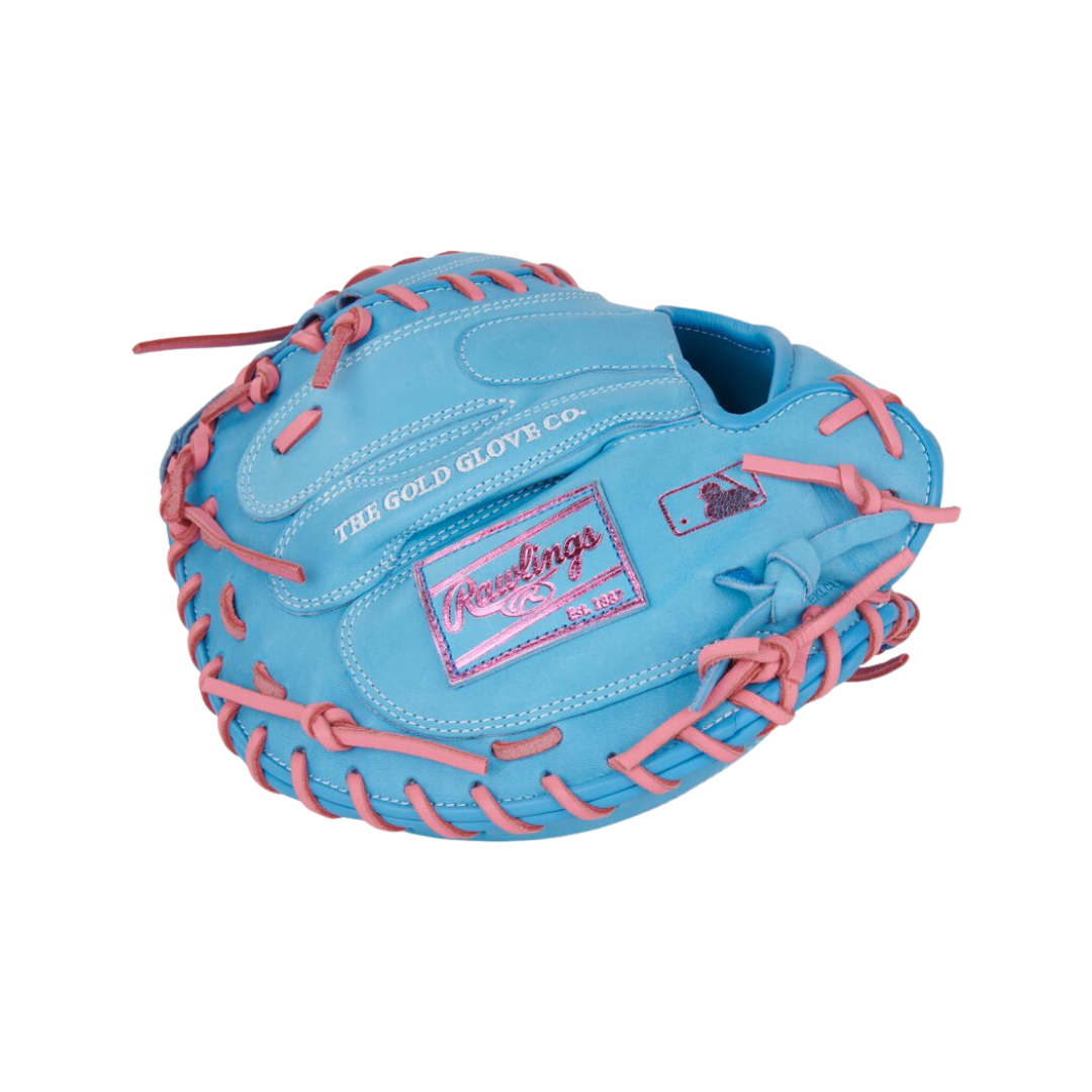 Image of Rawlings HOH Catcher's Mitt 33'' (Columbia Blue/Pink)