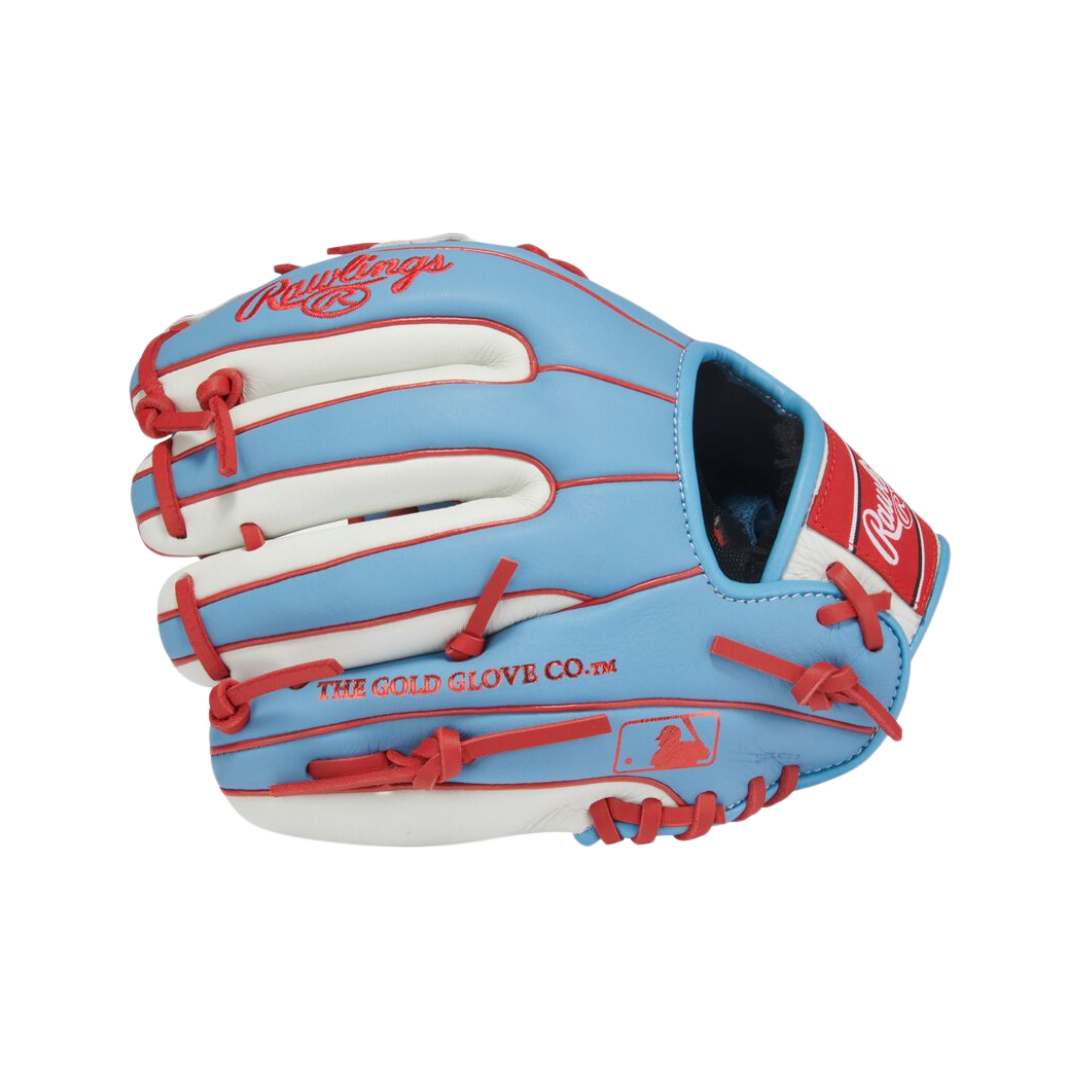 Image of Rawlings Youth SPL Carlos Correa Glove 10.5'' (Columbia Blue/White/Red)
