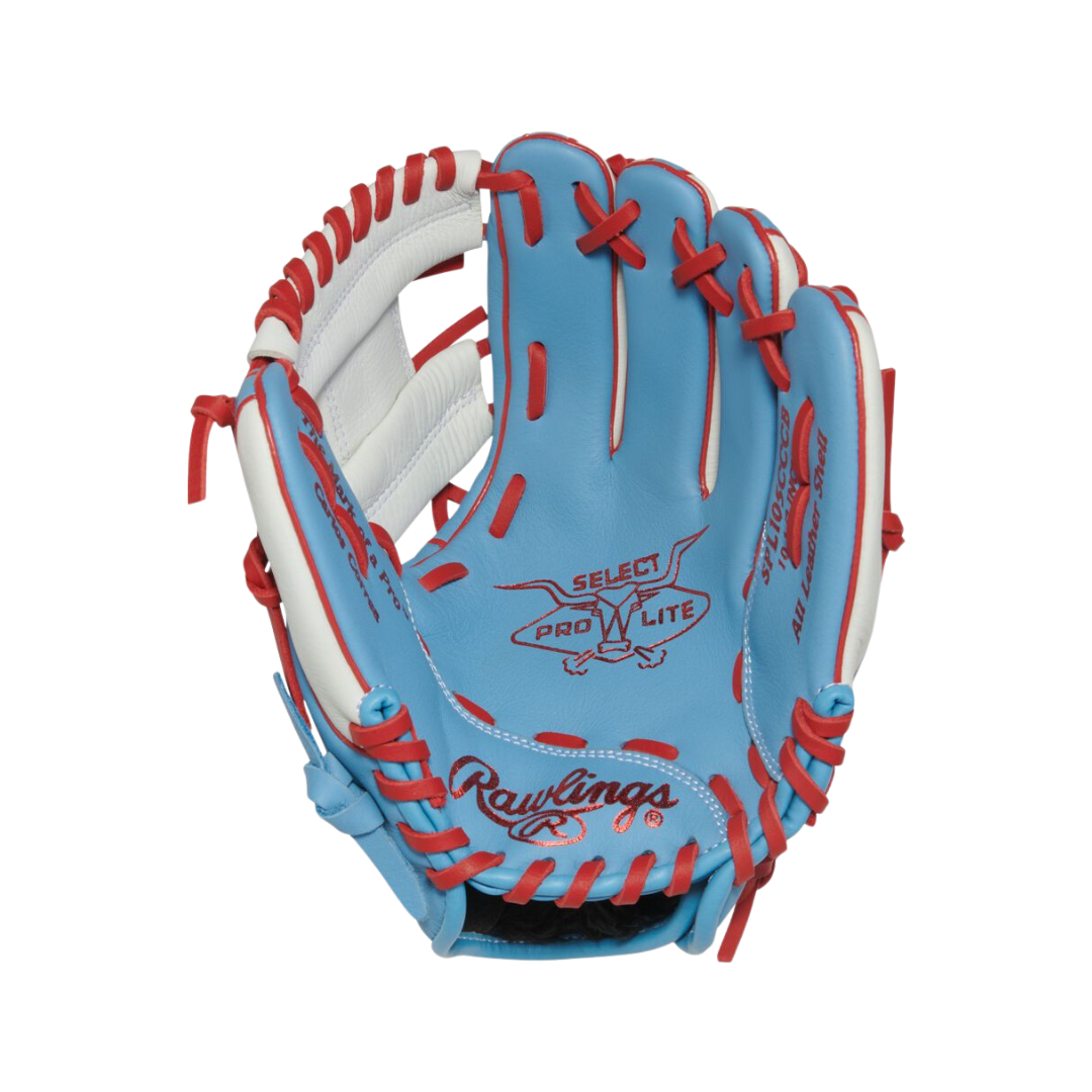 Image of Rawlings Youth SPL Carlos Correa Glove 10.5'' (Columbia Blue/White/Red)