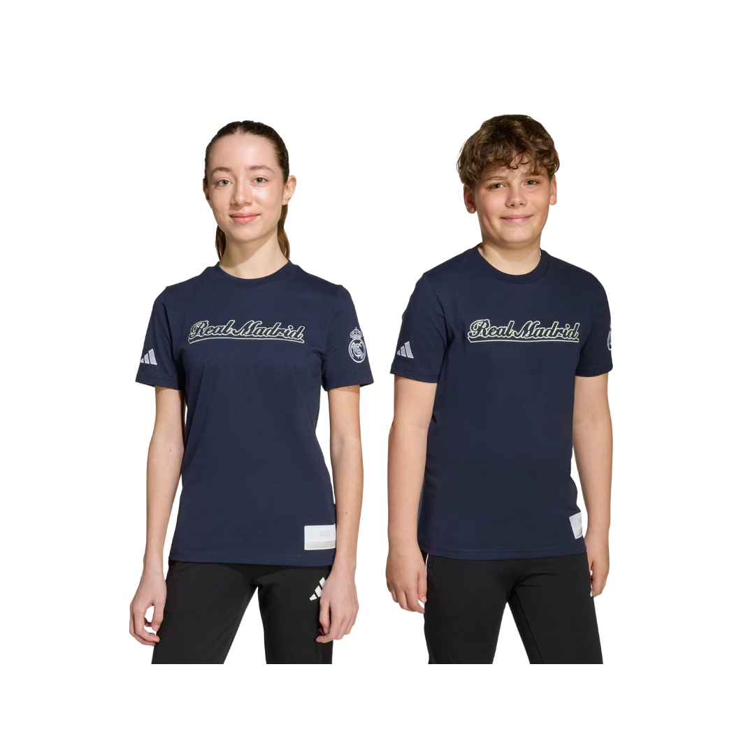 Adidas Youth Real Madrid Shirt (Navy/White)