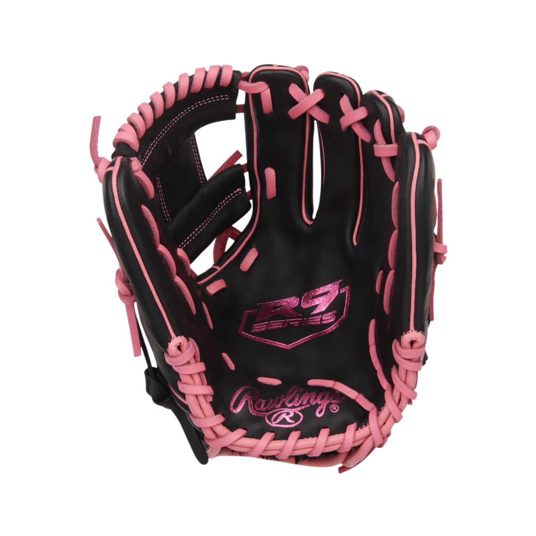 Image of Rawlings R9 Series Glove 11.5'' (Black/Pink)