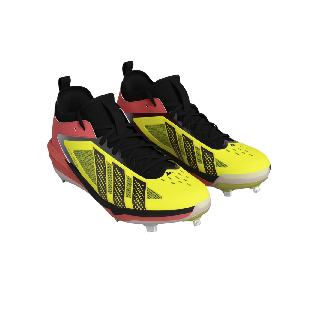 Image of Adidas Adizero Impact 3.0 Metal (Coral/Neon Yellow)