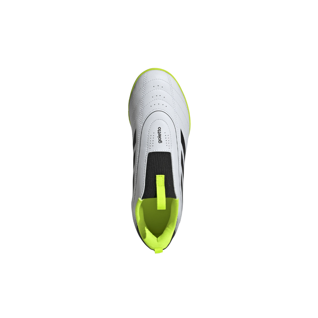 Adidas Youth Goletto IX Turf (White/Black/Green)