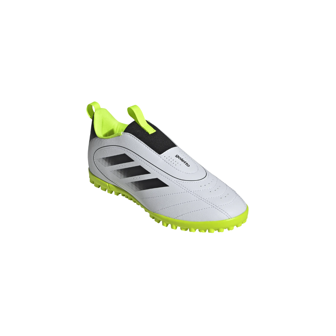 Image of Adidas Youth Goletto IX Turf (White/Black/Green)