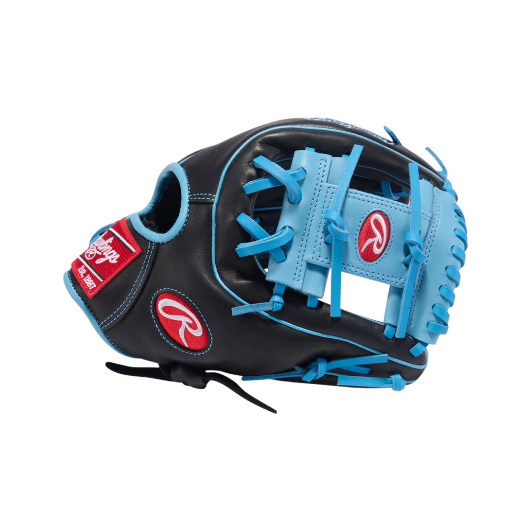 Rawlings R9 Series IF Glove 11.5'' (Black/Columbia Blue)
