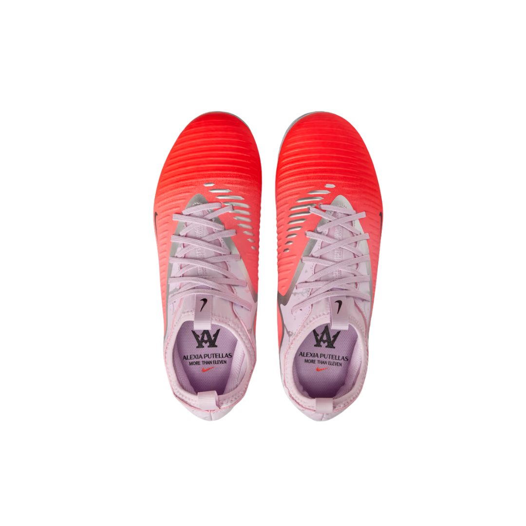 Nike Jr. Phantom 6 Low Academy FG/MG (Crimson/Black)