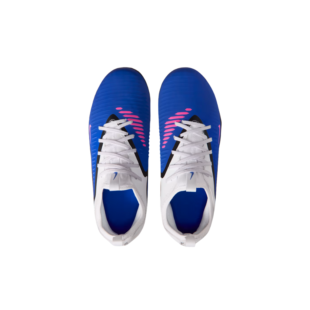 Image of Nike Jr. Phantom 6 Low Academy FG/MG (Royal/White/Pink)