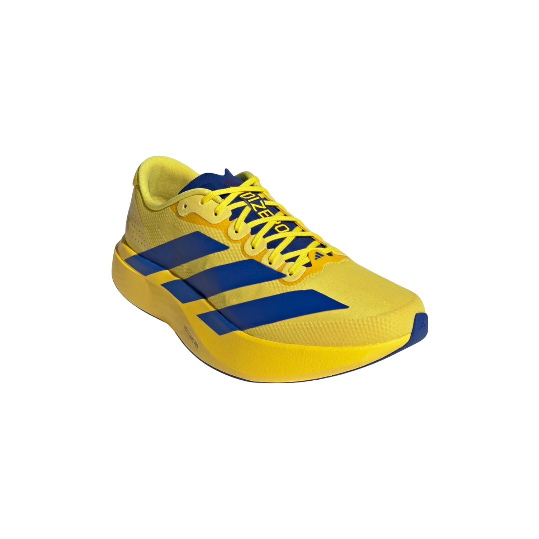 Image of Adidas Adizero EVO SL Woven Shoes Men (Yellow/Blue)