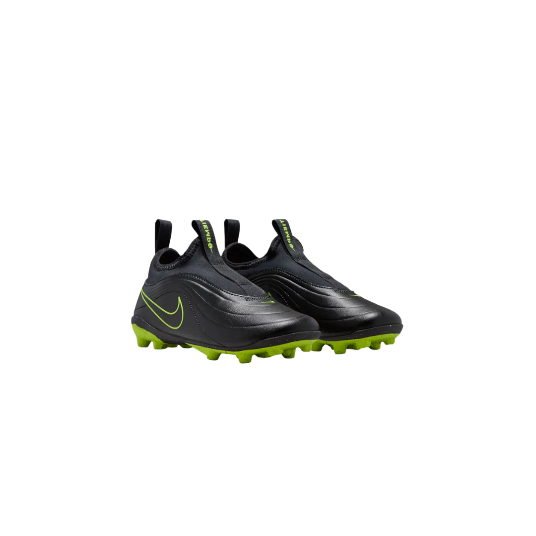 Image of Nike Jr. Tiempo Maestro Club FG/MG (Black/Volt)