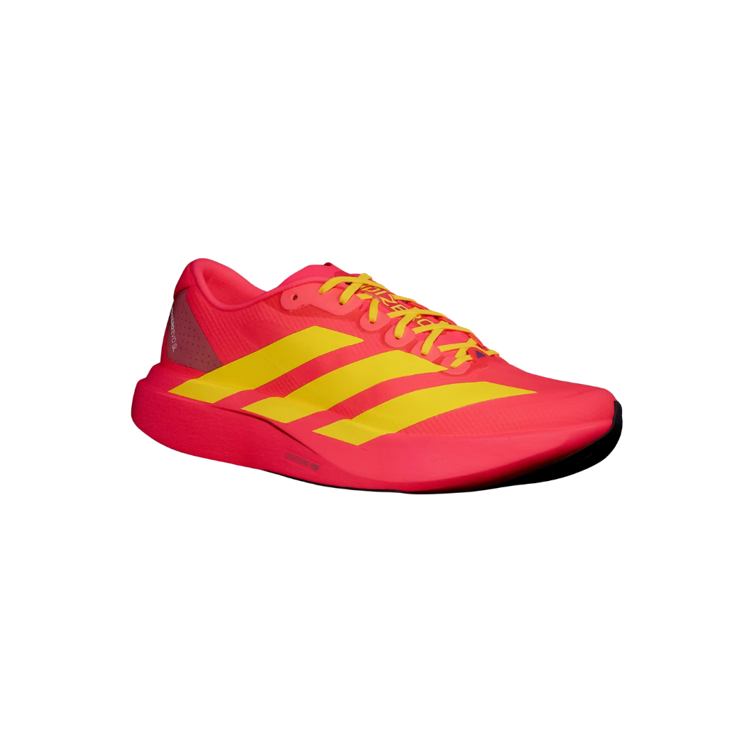Adidas Adizero EVO SL Woven Shoes Men (Crimson/Yellow).