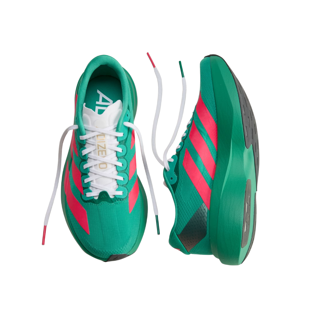 Image of Adidas Adizero EVO SL Woven Shoes Women (Green/Crimson)